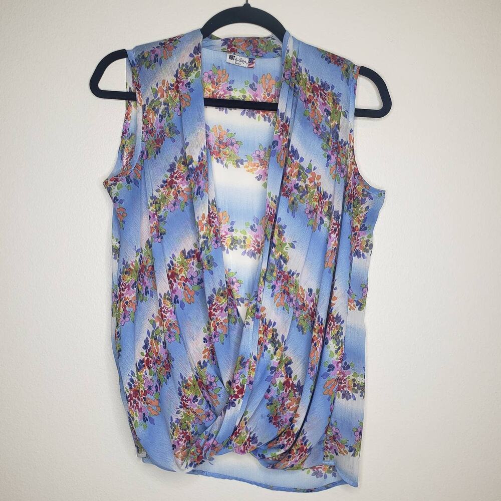 Kut from the Kloth| Sleeveless Floral Top
